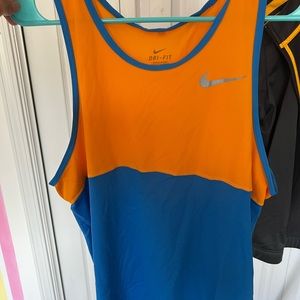 Neon colorblock Nike tank